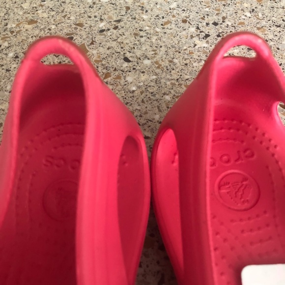 Crocs Kadee Poppy Red MaryJane Flats - Picture 6 of 7